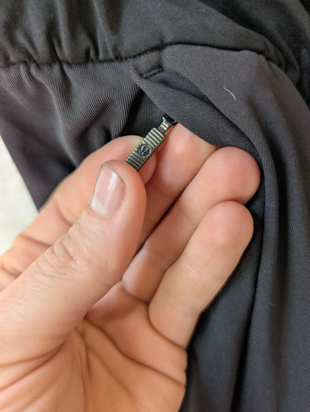 Lululemon Luxflex Nylon Jogger Zip Pocket